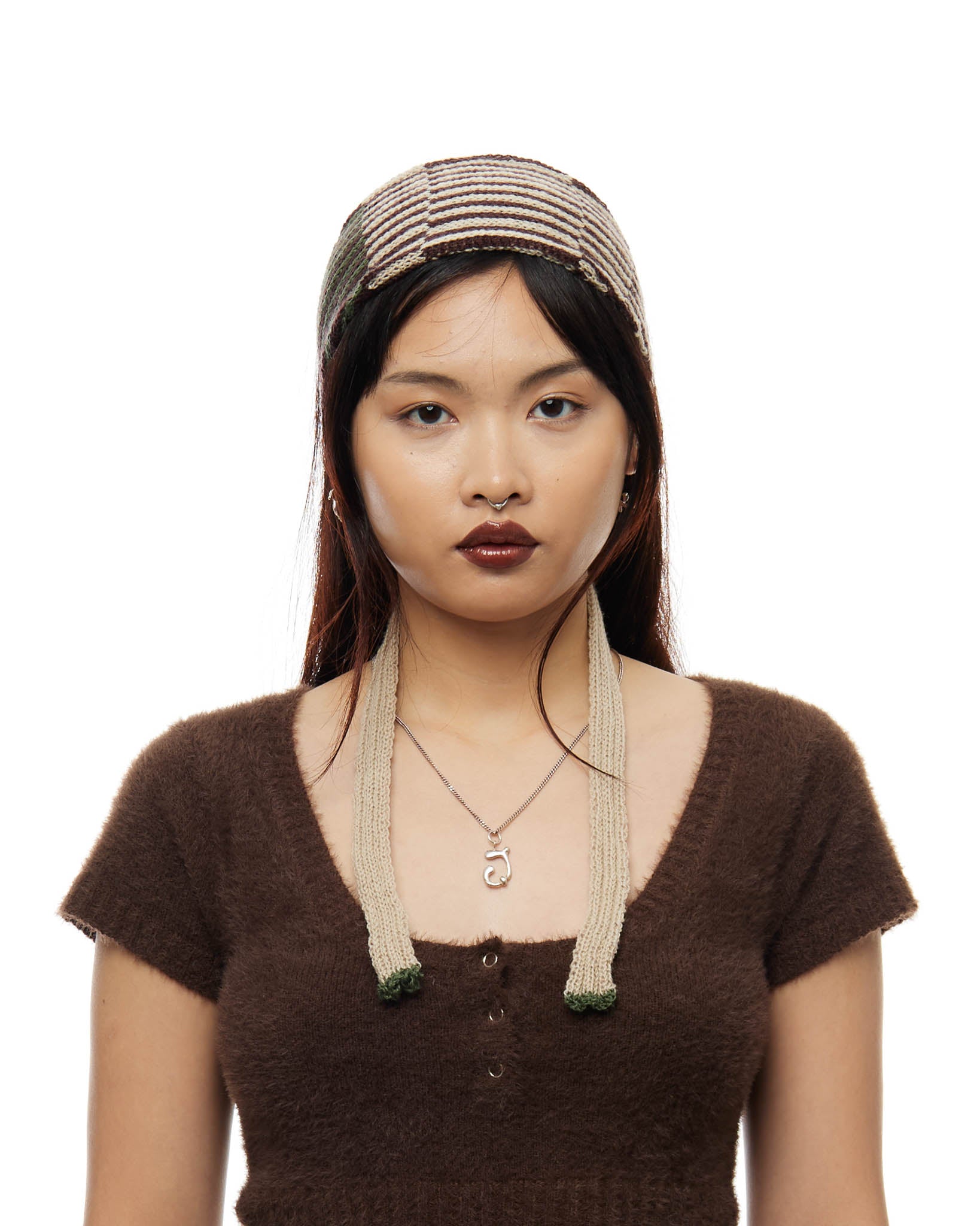 Knit Head Scarf - Eucalyptus