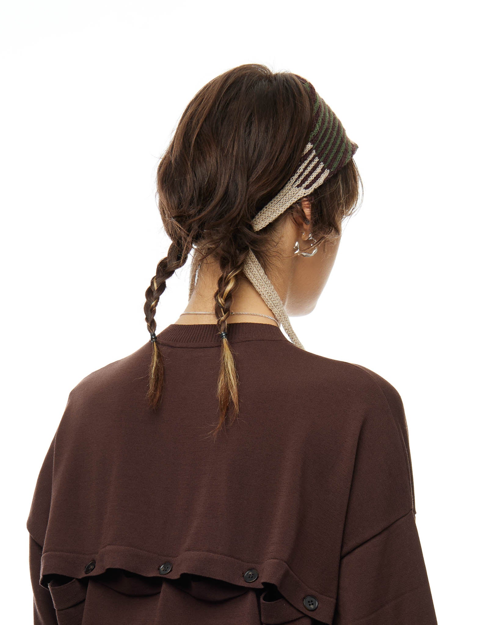 Knit Head Scarf - Eucalyptus