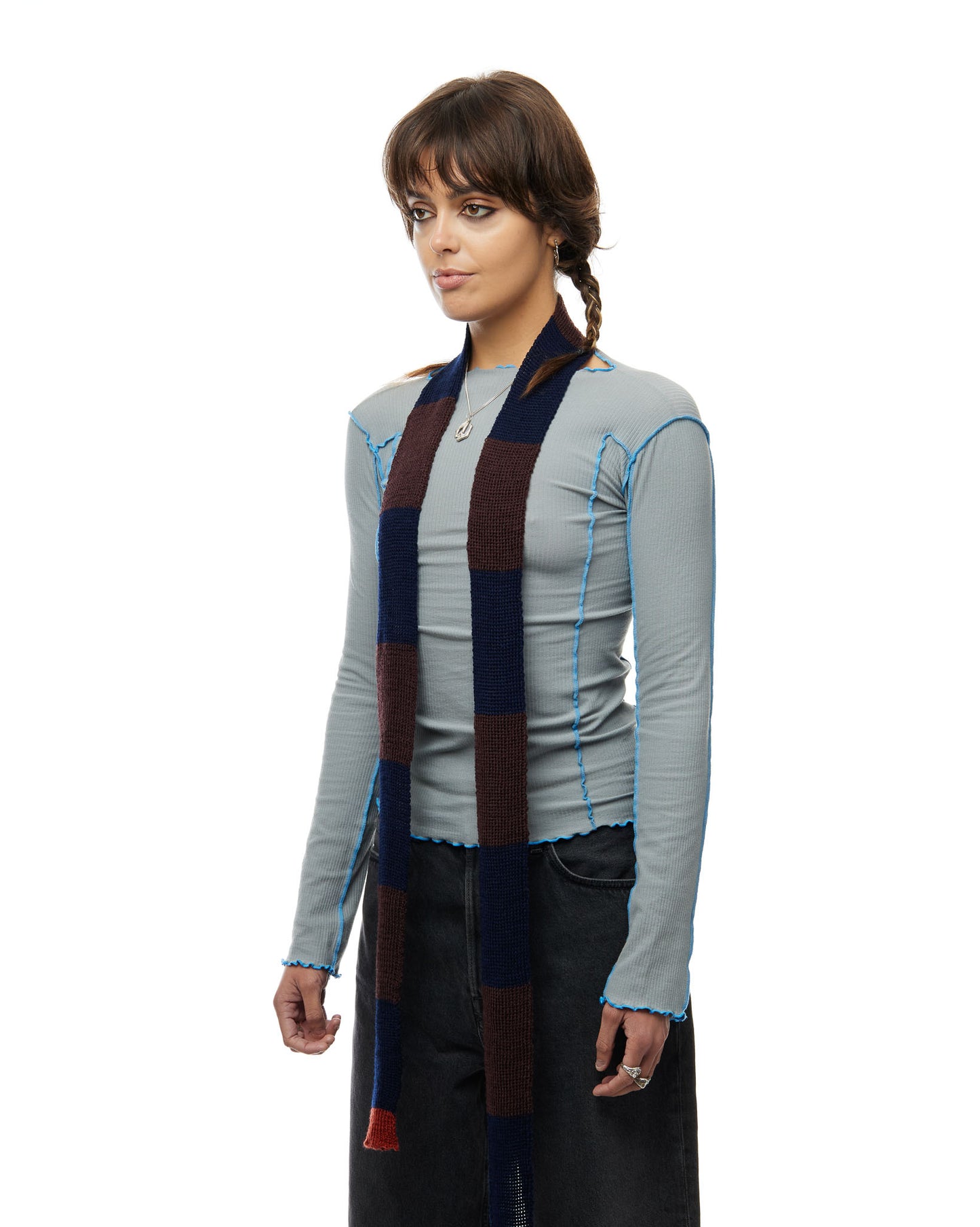 Thin Knit Scarf - Tectonic