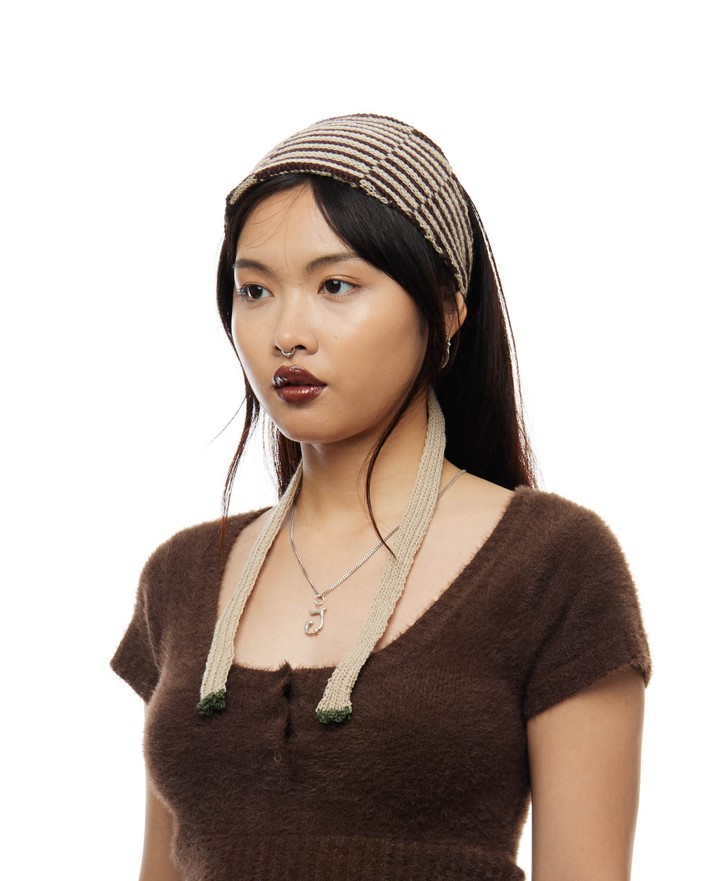Knit Head Scarf - Eucalyptus