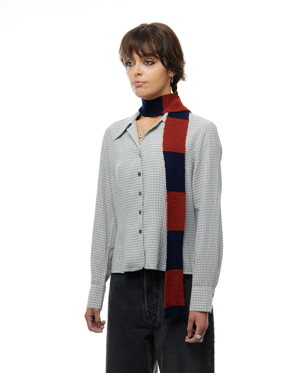 Thin Knit Scarf - Devil May Care