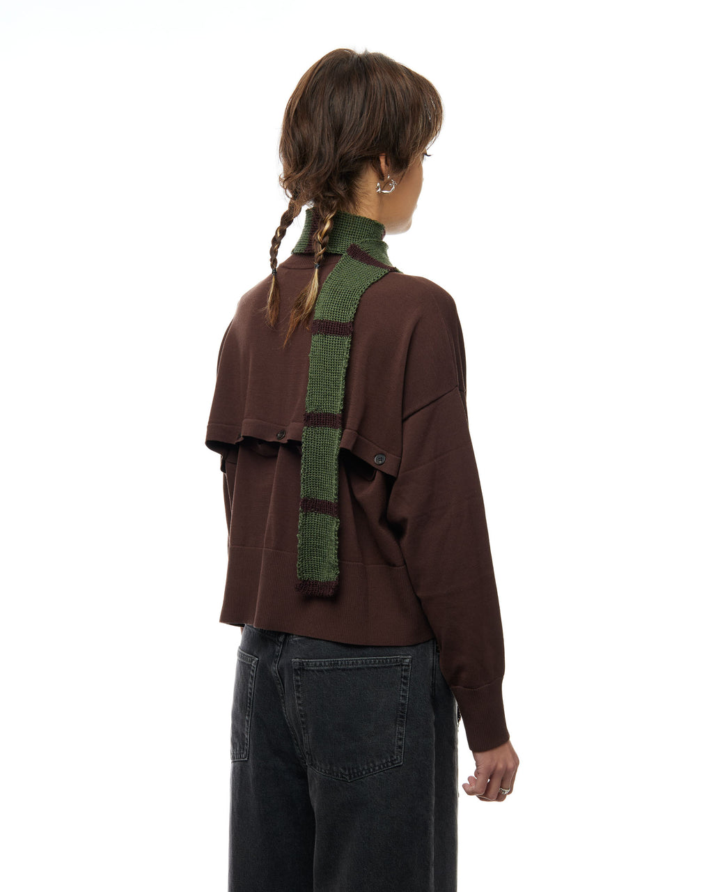 Thin Knit Scarf - River Bank