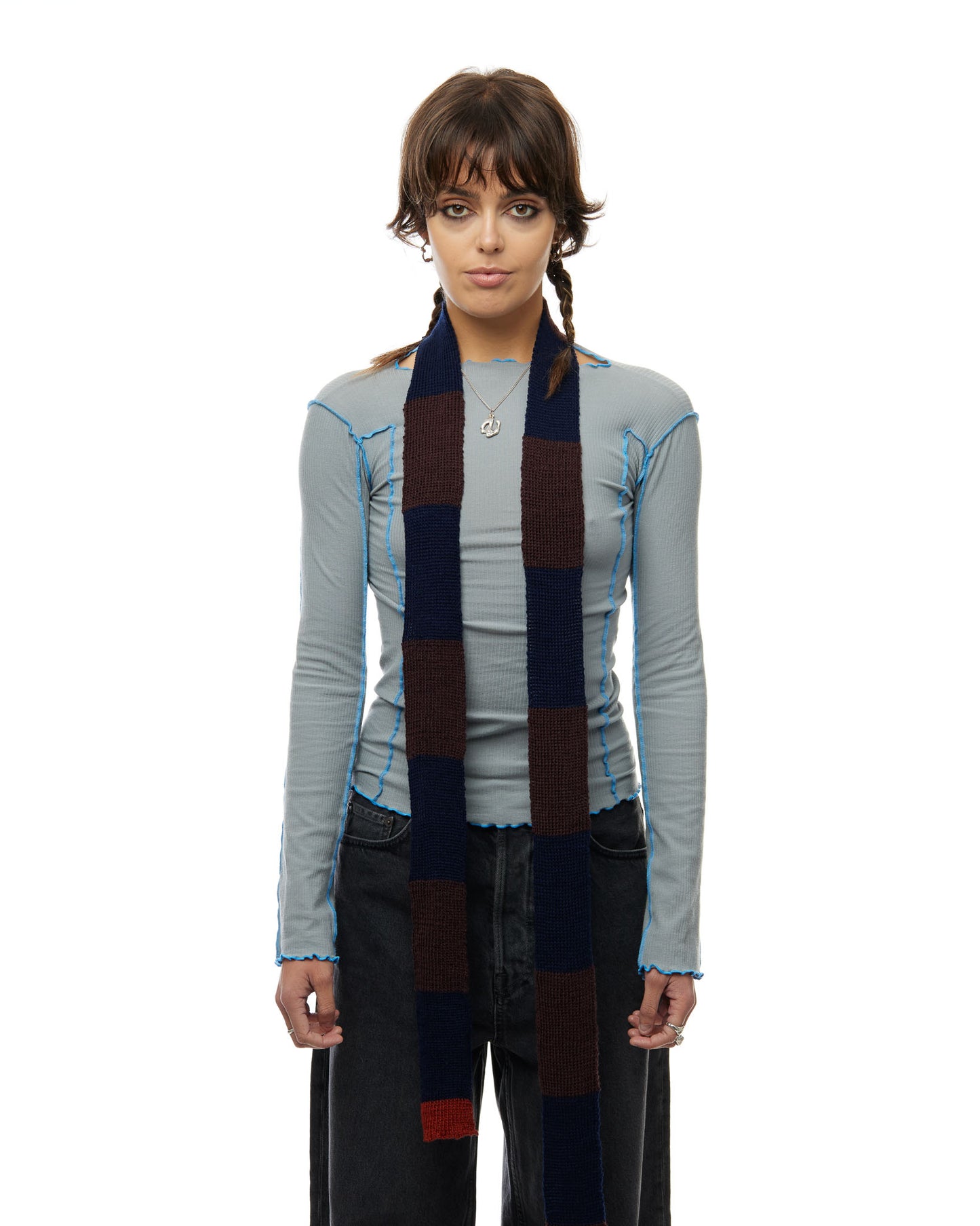 Thin Knit Scarf - Tectonic